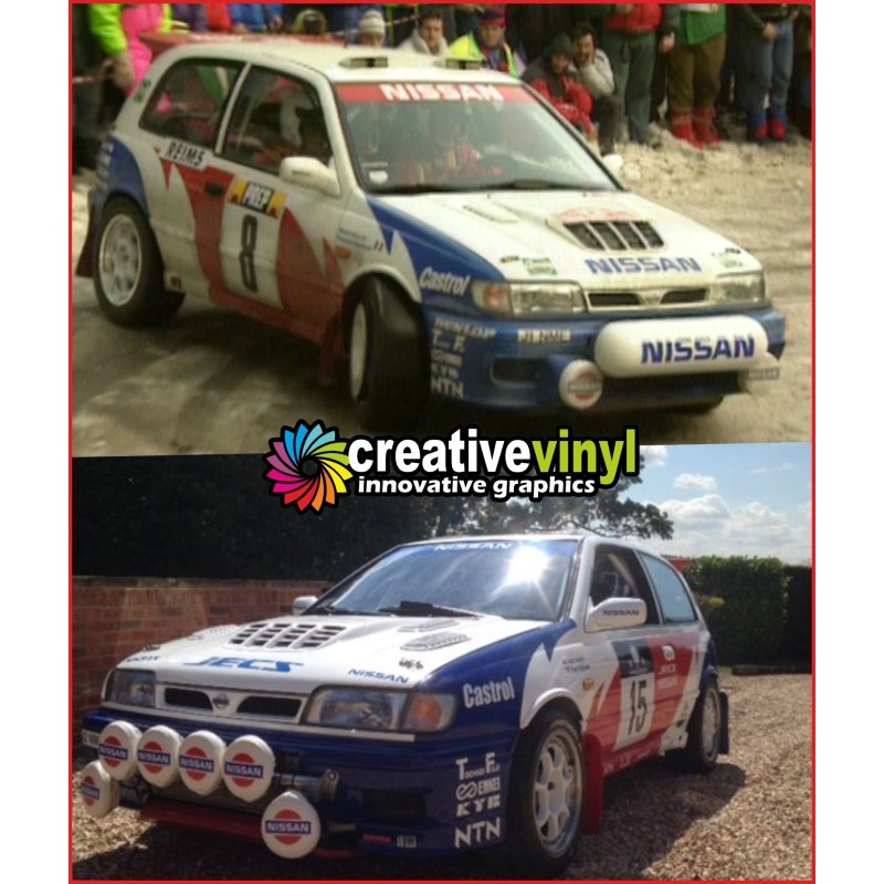 Nissan Pulsar Acropolis Rally 1991 Full Graphics kit