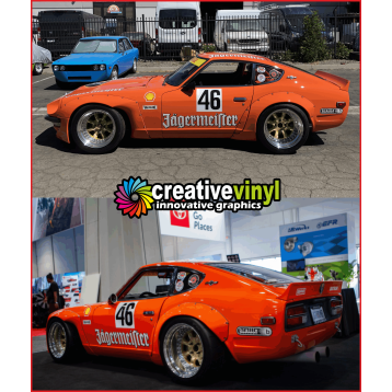 Datsun 240z Jägermeister Full Rally Graphics Kit