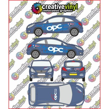 Vauxhall / Opel Corsa OPC Passion Full Graphics Kit