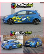 Vauxhall / Opel Corsa OPC Flames Full Graphics Kit