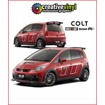 Mitsubishi Colt Ralliart Graphics Kit