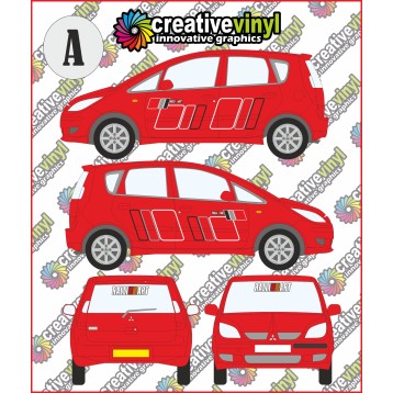 Mitsubishi Colt Ralliart Graphics Kit