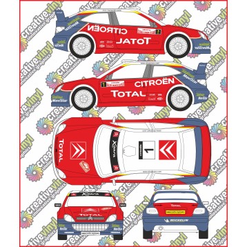 Citroen Xsara 2004 Full Rally Graphics Kit
