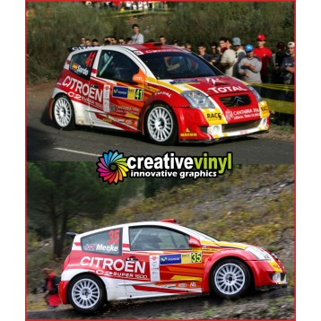 Citroen C2 2008 Catalunya Rally Full Graphics Kit