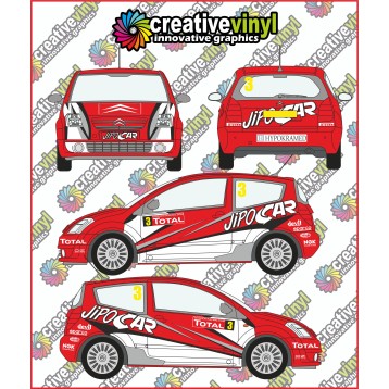 Citroen C2 2009 Cyprus Rally Full Graphics Kit