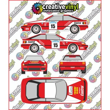 Toyota Celica ST165 Celica 1992 Swedish Rally Full Graphics Kit