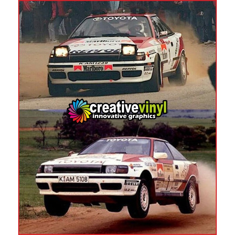 Toyota Celica ST165 1989 Rally Full Graphics Kit