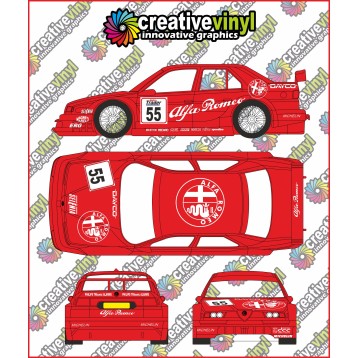 Alfa 155 1994 BTCC DTM  Full Graphics Kit