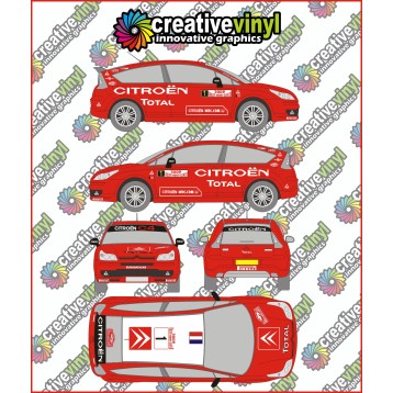 Citroen C4 2008 WRC Full Graphics Kit