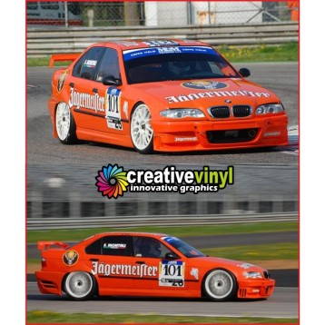 BMW E46 Jaegermeister Full Rally graphics Kit