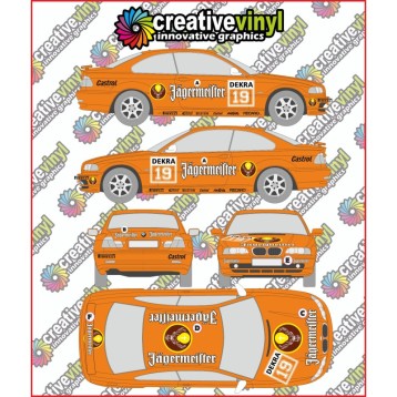 BMW E46 Jaegermeister Full Rally graphics Kit