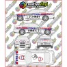 BMW E36 Fina Full Rally graphics Kit
