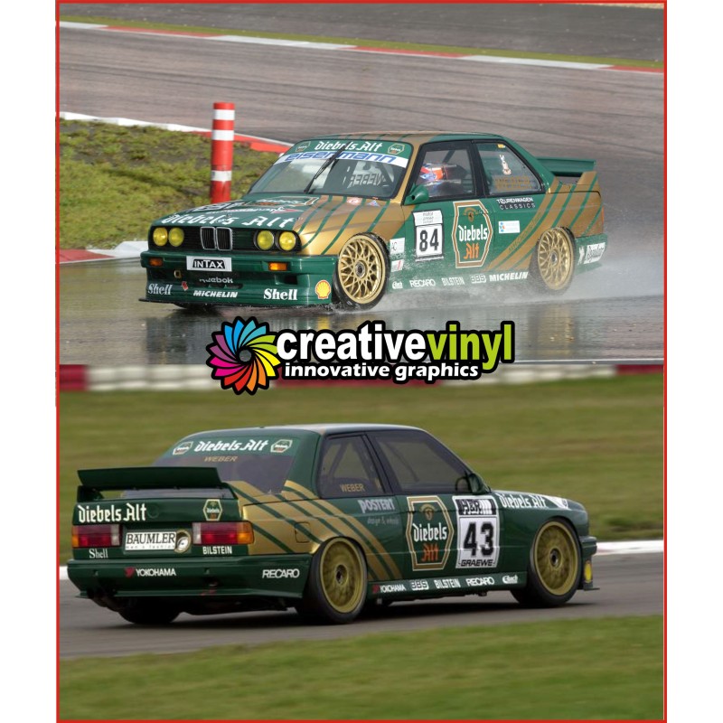 BMW E30 M3 1985 Diebels Alt DTM Full Rally Graphics Kit