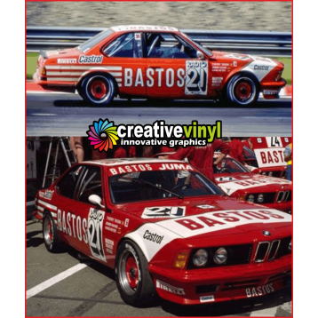 BMW 635csi Bastos 1983 Full Rally Graphics Kit