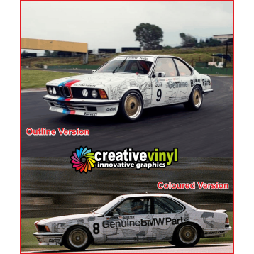 BMW 635csi 1984 Full Rally Graphics Kit