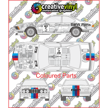 BMW 635csi 1984 Full Rally Graphics Kit