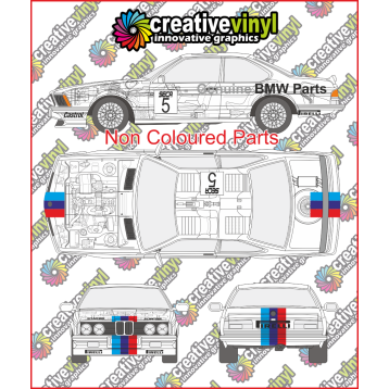 BMW 635csi 1984 Full Rally Graphics Kit