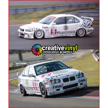 BMW 320i Schnitzer Team STW 95 Full Rally graphics Kit
