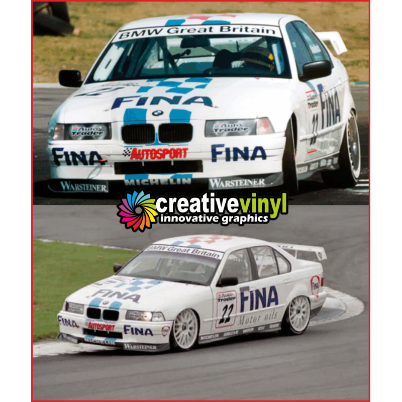 BMW 320i 1996 BTCC Full Rally Graphics Kit
