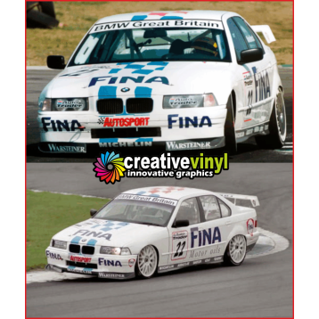BMW 320i 1996 BTCC Full Rally Graphics Kit