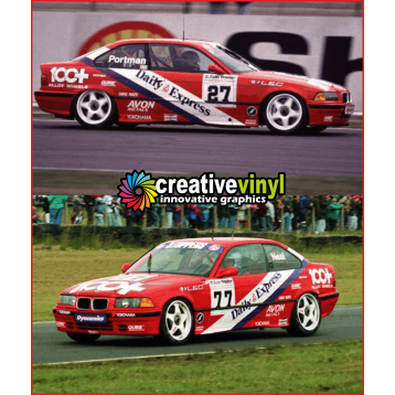 BMW 318 BTCC 1993 Silverstone Full Rally Graphics Kit