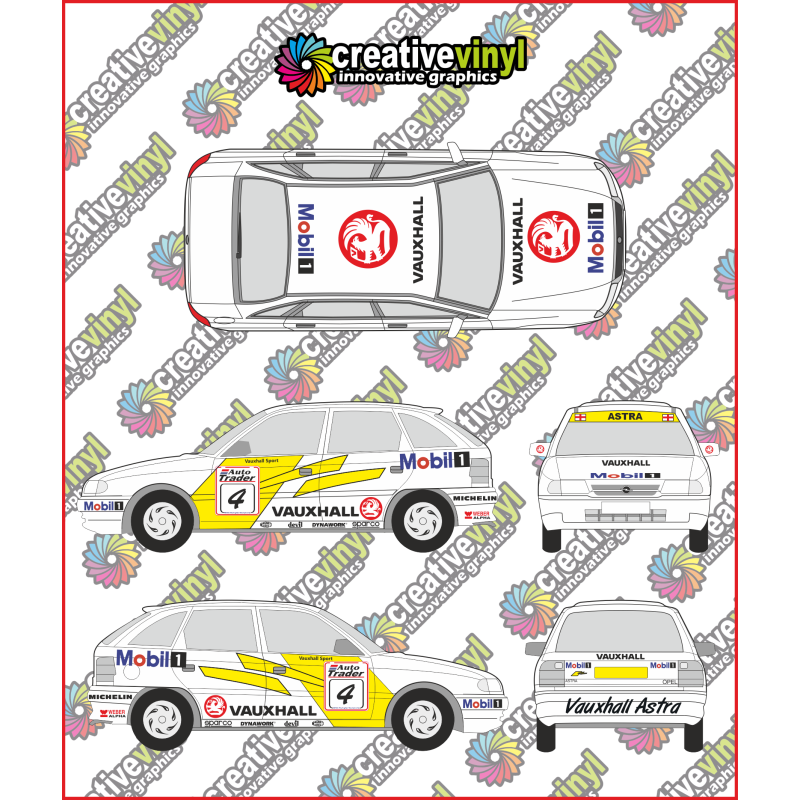 Vauxhall / Opel Astra Kadett Graphics Kit