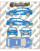 Vauxhall Opel ASTRA OPC Full Graphics Kit