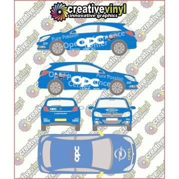 Vauxhall Opel ASTRA OPC Full Graphics Kit