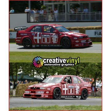Alfa 155 1993 DTM Nannini Full Graphics Kit