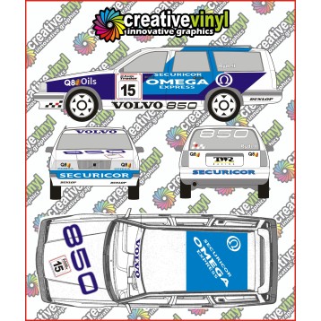 Volvo 850 BTCC 1994 Omega Graphics Kit