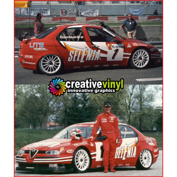 Alfa 156 1999 Super Tourismo Giovanardi Full Graphics Kit Alfa 156 1999 Super Tourismo Giovanardi Full Graphics Kit