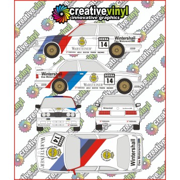 BMW E30 M3 Schnitzer Warsteiner Full Graphics Kit