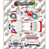 Mitsubishi Evolution 3 1996 Swedish Rally Full Graphics Kit