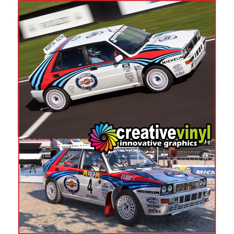 Lancia Delta Martini WRC Full Graphics Kit