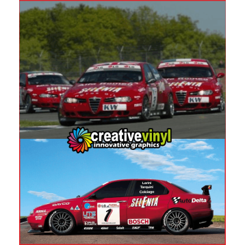 Alfa 156 WTCC 2007 Full Graphics Kit Alfa 156 WTCC 2007 Full Graphics Kit