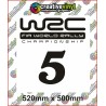 WRC Rally Number Boards