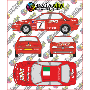 Alfa 156 WTCC 2007 Full Graphics Kit