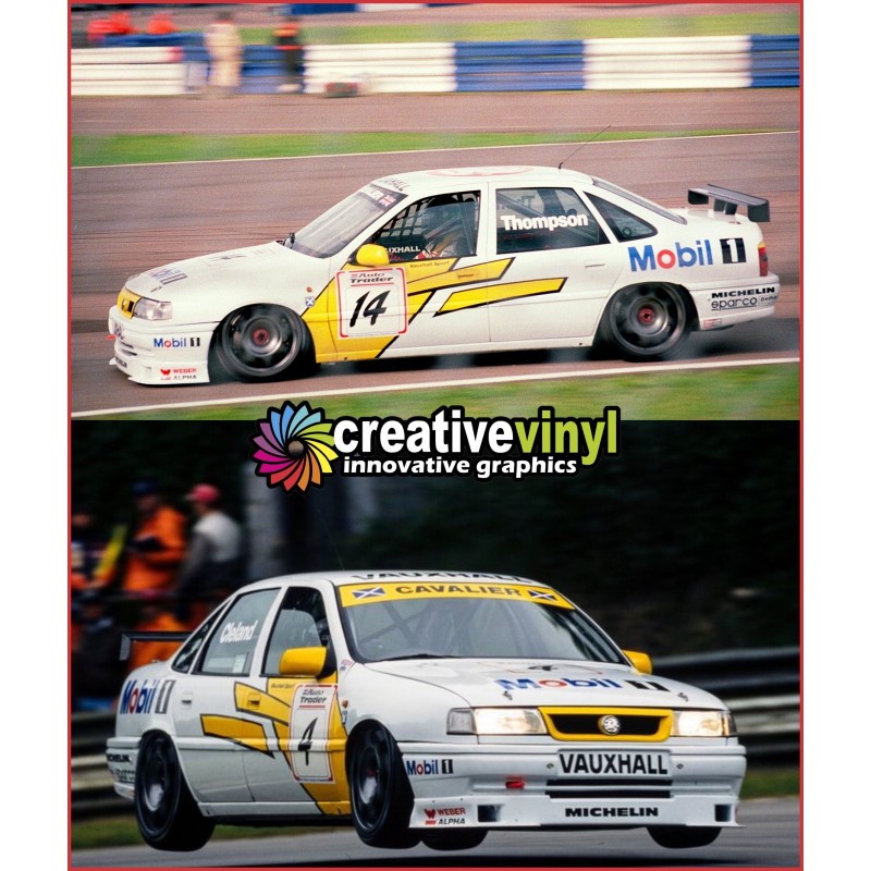 Vauxhall Cavalier 1995 BTCC Full Rally Graphics Kit