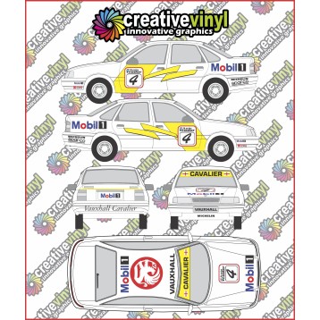 Vauxhall Cavalier 1995 BTCC Full Rally Graphics Kit