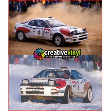 Toyota Celica 1993 Repsol Full Rally Graphics Kit