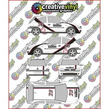 Vauxhall / Opel Corsa WRC Stripes Graphics Kit