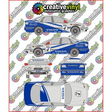 Volvo S40 1999 BTCC Full Graphics Kit