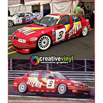 Alfa Romeo 156 1998 Super Tourismo Giovanardi Full Graphics Kit Alfa Romeo 156 1998 Super Tourismo Giovanardi Full Graphics Kit