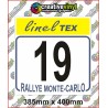 Linel TEX Rally Number Boards