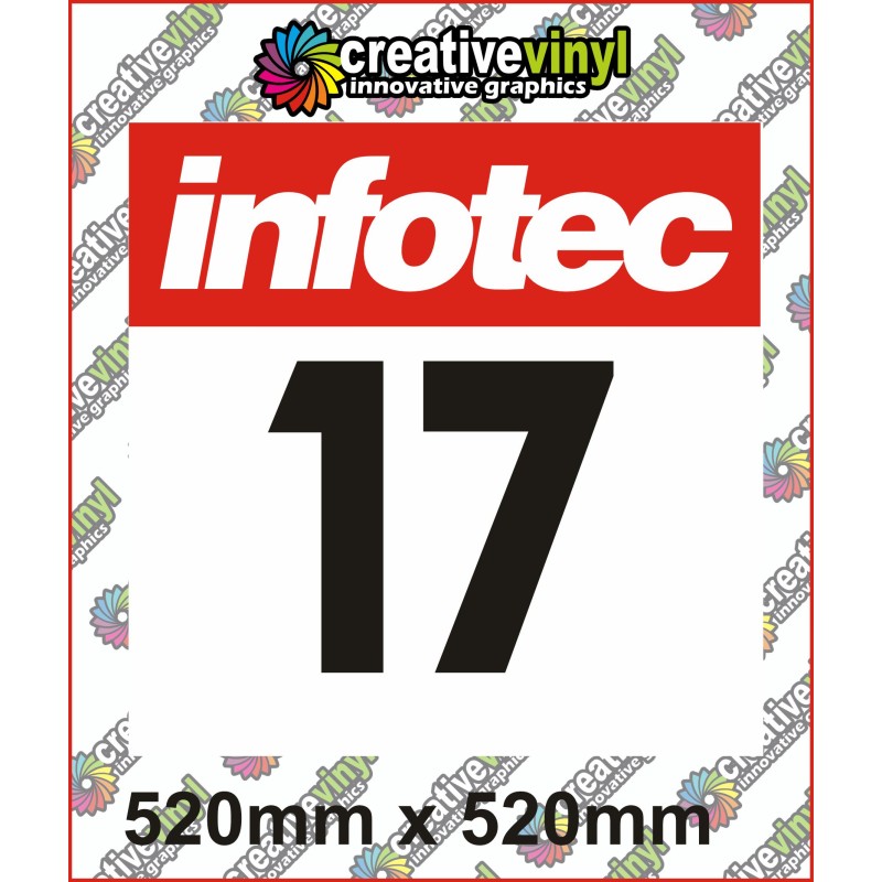 Infotec Rally Number Boards