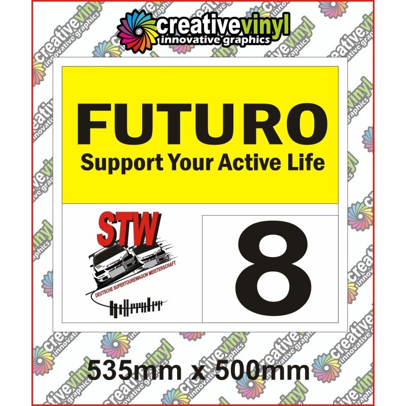 FUTURO STW Rally Number Boards