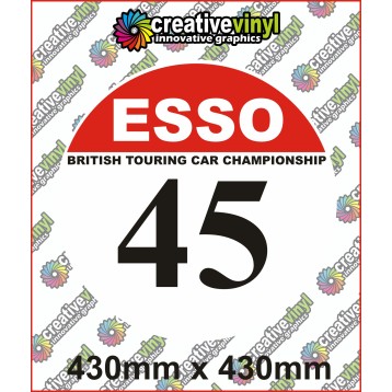 ESSO Rally Number Boards