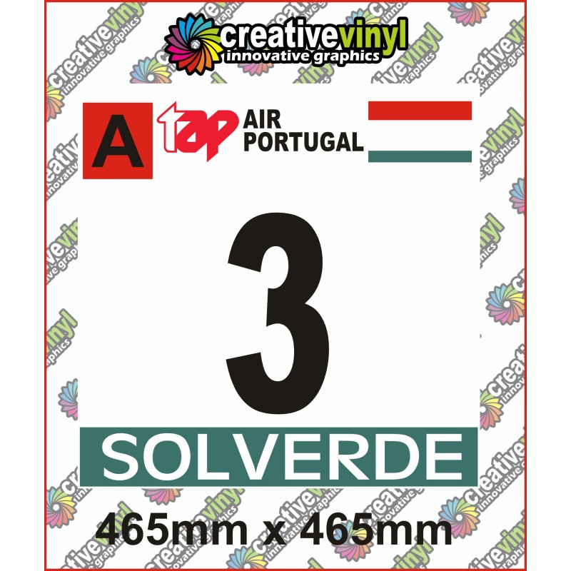 Air Portugal Rally Number Boards