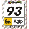 AGIP Rally Number Boards