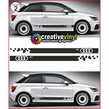 Audi A1 Side Stripe Style 2